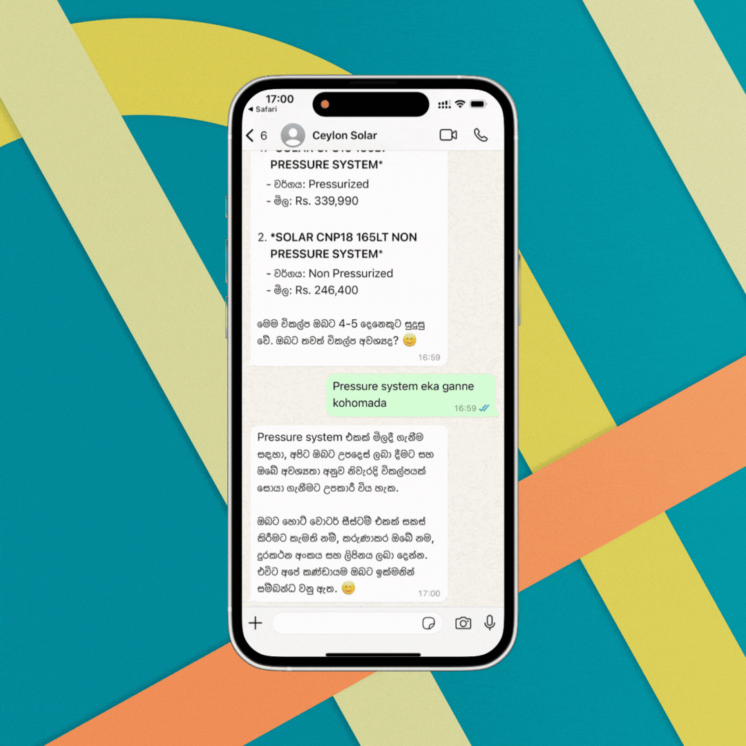 WhatsApp Business Interface